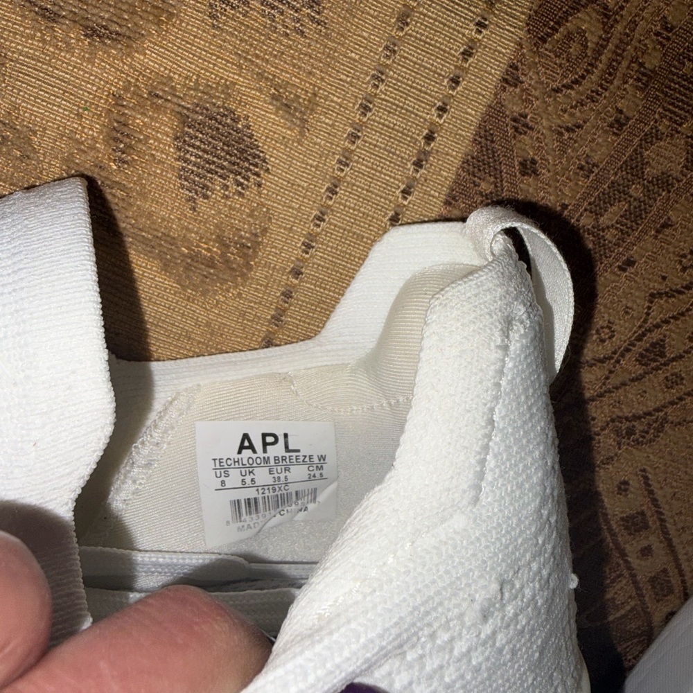 Apl Techloom Breeze White Performance Athletic Sh… - image 7